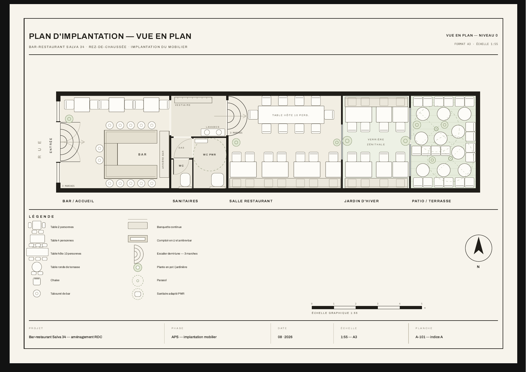 Plano del local